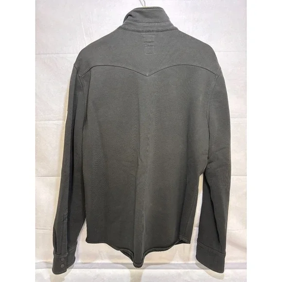 Las Vegas Raiders Shirt Levi's Western Snap HEAVY Jacket Black Long Sleeve Large - Picture 3 of 11